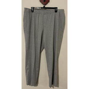 Allison Daley Women’s Size 24w Gray Pull-On Stretchy Pants W/ Pockets! M1415